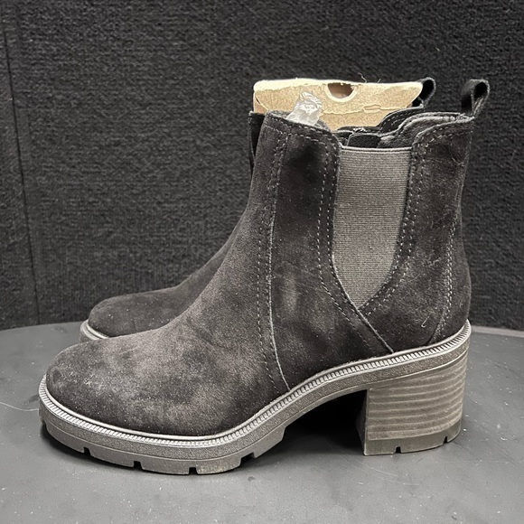 Lucky Brand Bootie Sodeti Oiled Suede New in Box - Picture 2 of 9